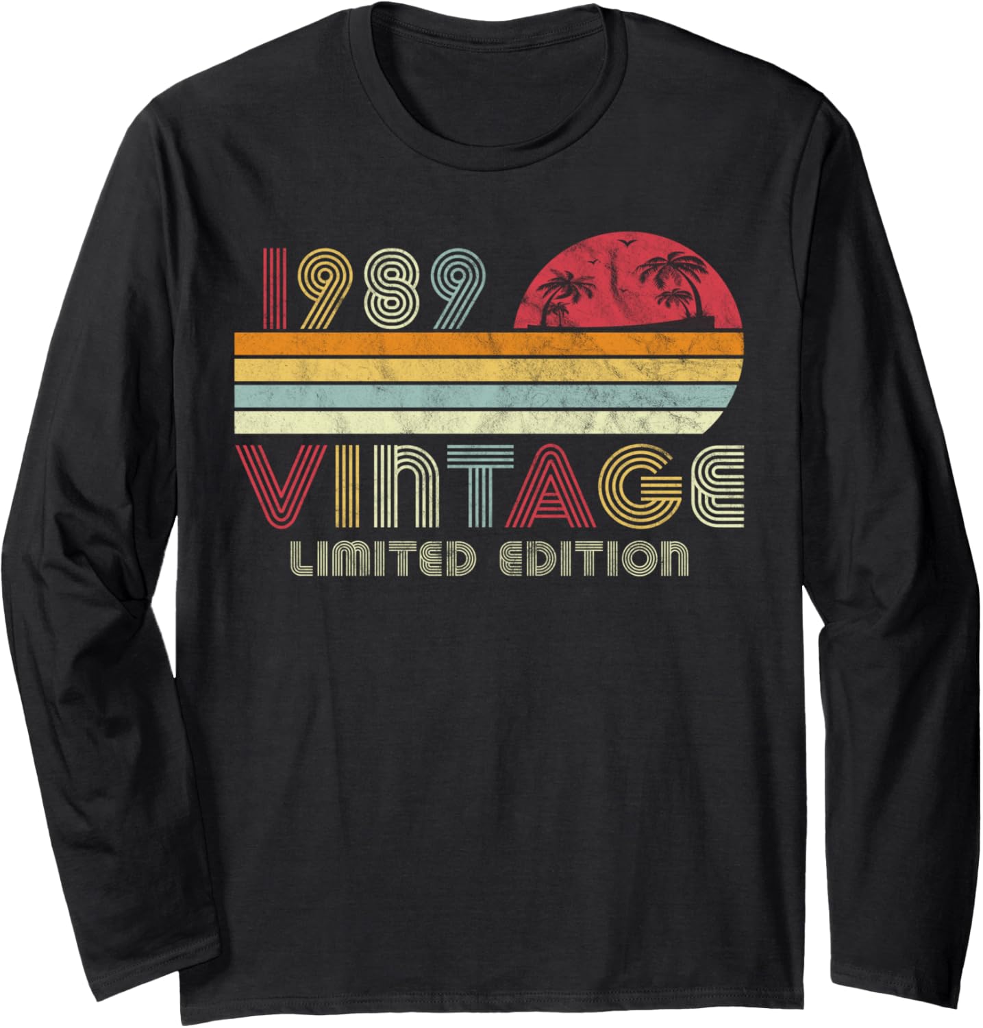 32 Year Old Gifts Vintage 1989 Limited Edition 32nd Birthday Long Sleeve
