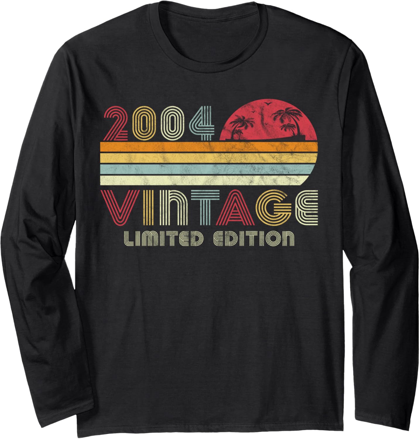 17 Year Old Gifts Vintage 2004 Limited Edition 17th Birthday Long Sleeve