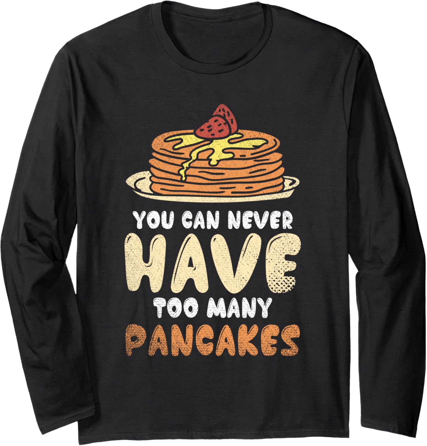 Funny Pancake Chef Breakfast Lover Pancake Maker Pancake Long Sleeve Apparel | Best Seller Pick | Perfect Gift Idea