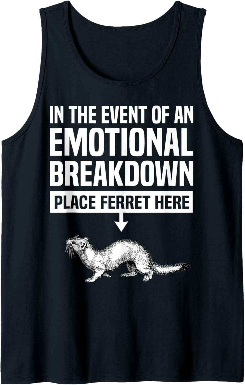 Place Ferret Here Girls Women Kid Funny Ferrets Lover Tank Top Apparel | Trending 2025 | Customer Favorite
