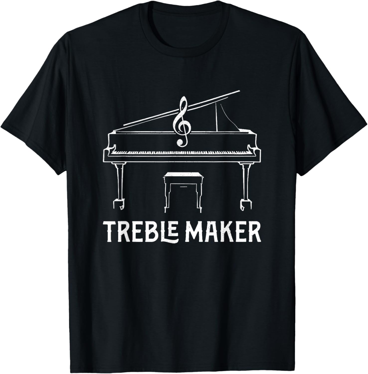 Treble Maker - Funny Keyboard Pianist Musician Piano Pun Apparel | Best Seller Pick | Must-Have Style