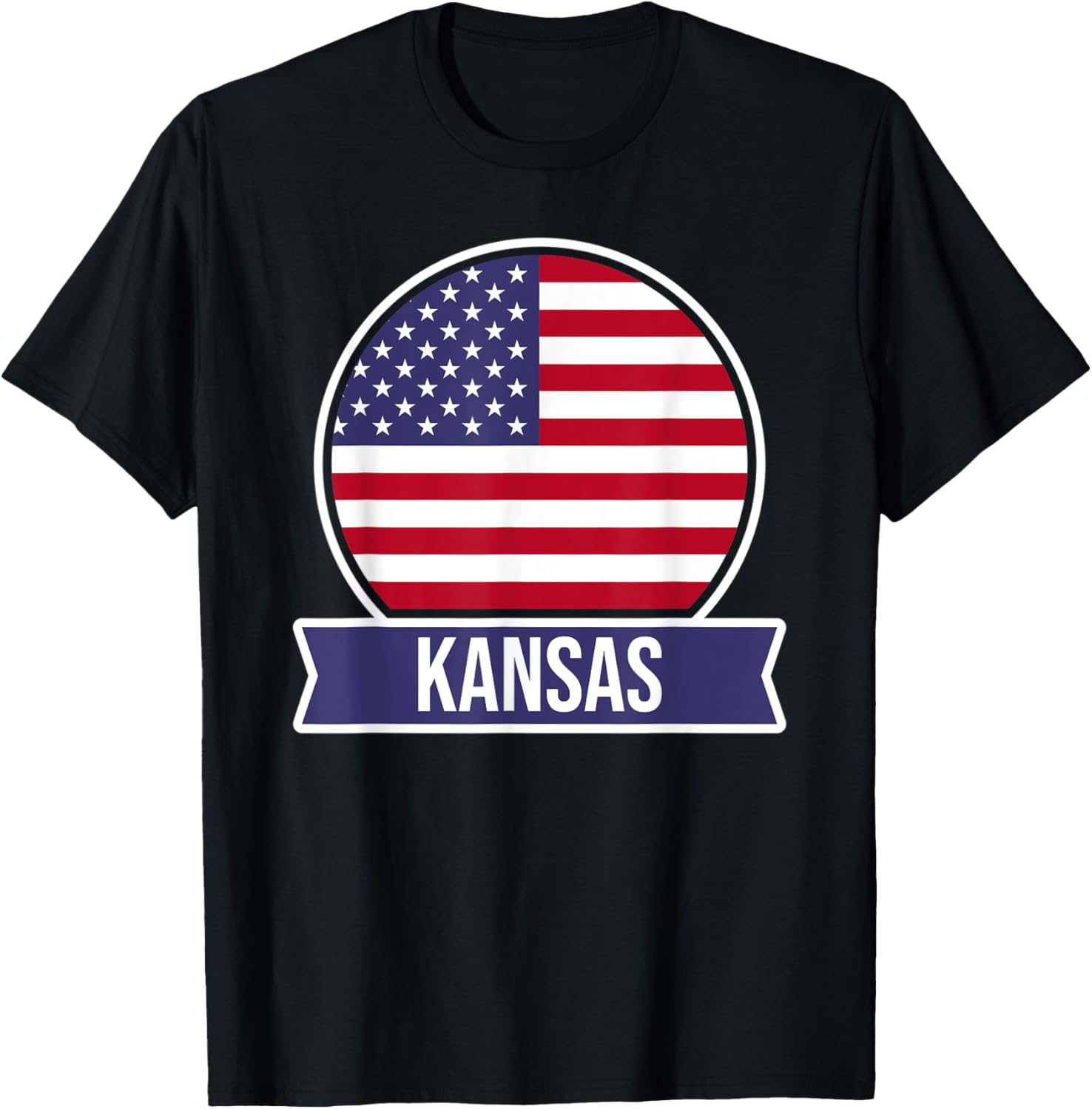Kansas - USA - American place name US flag design Apparel | Bestseller Style | Aesthetic Casual Look
