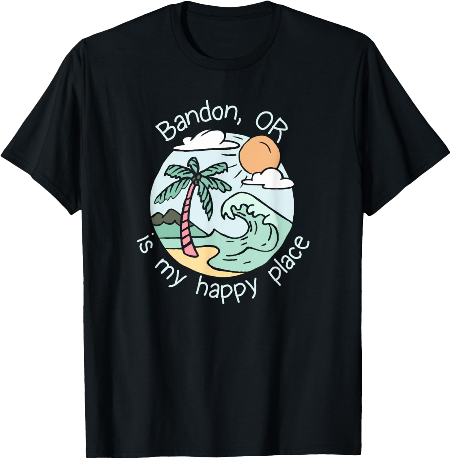 Cute Beach Motiv My Happy Place - Bandon Apparel | High Search Volume | Top Rated Comfort