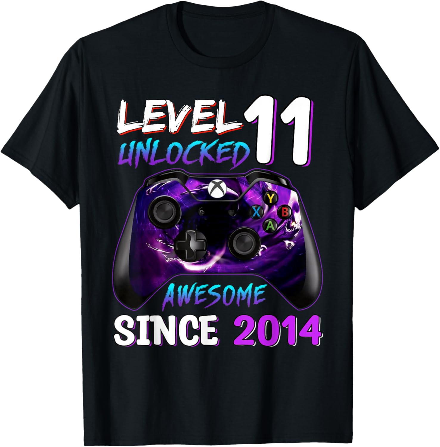 11th Birthday Boy Level 11 Unlocked Awesome Since 2014 Apparel | Trending 2025 | Perfect Gift