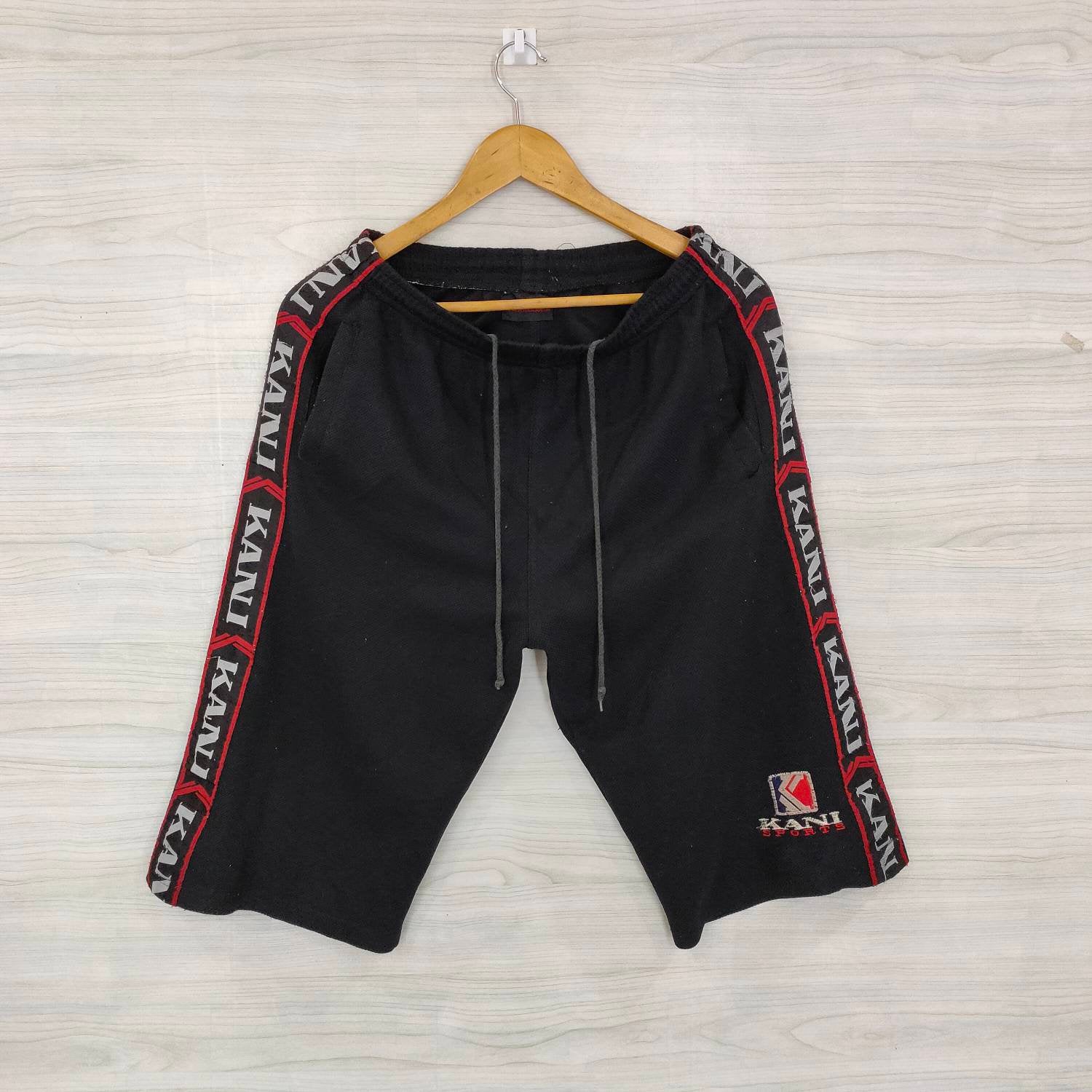 KARL KANI Nylon Track Pants Large Vintage 1990s Karl Kani Black Nylon Track Pants W 2640 Graphic Tee – Warm & Stylish · High-Quality Print