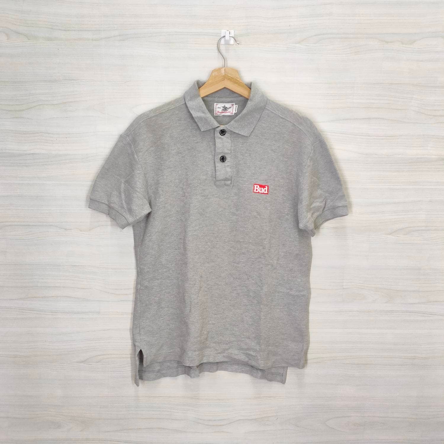 Budweiser Polo Shirt Vintage 1990s Budweiser Short sleeve embroidery Womens Size S Graphic Tee – Fan Favorite · Perfect For Daily Wear