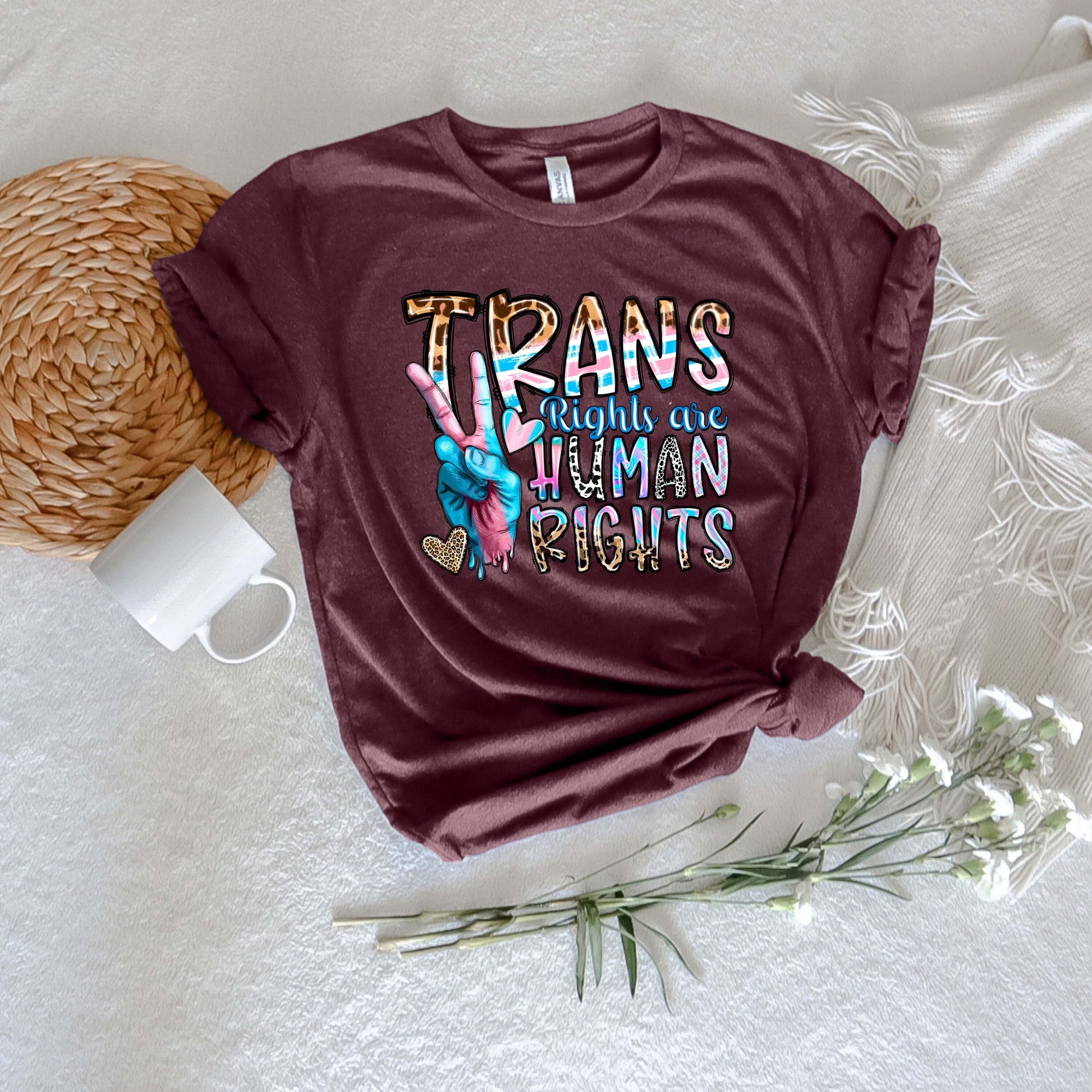 Trans Rights are Human Rights ShirtEqual RightsPride ShirtLGBT ShirtSocial JusticeHuman RightsLGBTQ ShirtGay Festival Outfit Graphic Tee – Warm & Stylish · High-Quality Print