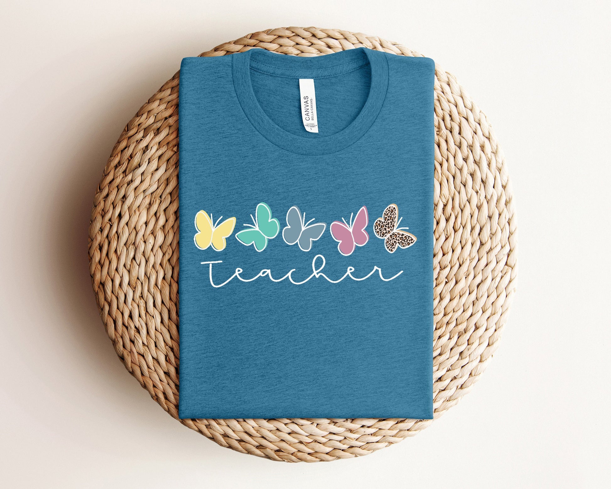 Butterfly Teacher Tshirt Future Teacher Shirt Cute Teacher Butterfly Shirt Inspirational Motivational Teacher Tee Gifts for Teachers Graphic Tee – Everyday Comfort · High-Quality Print