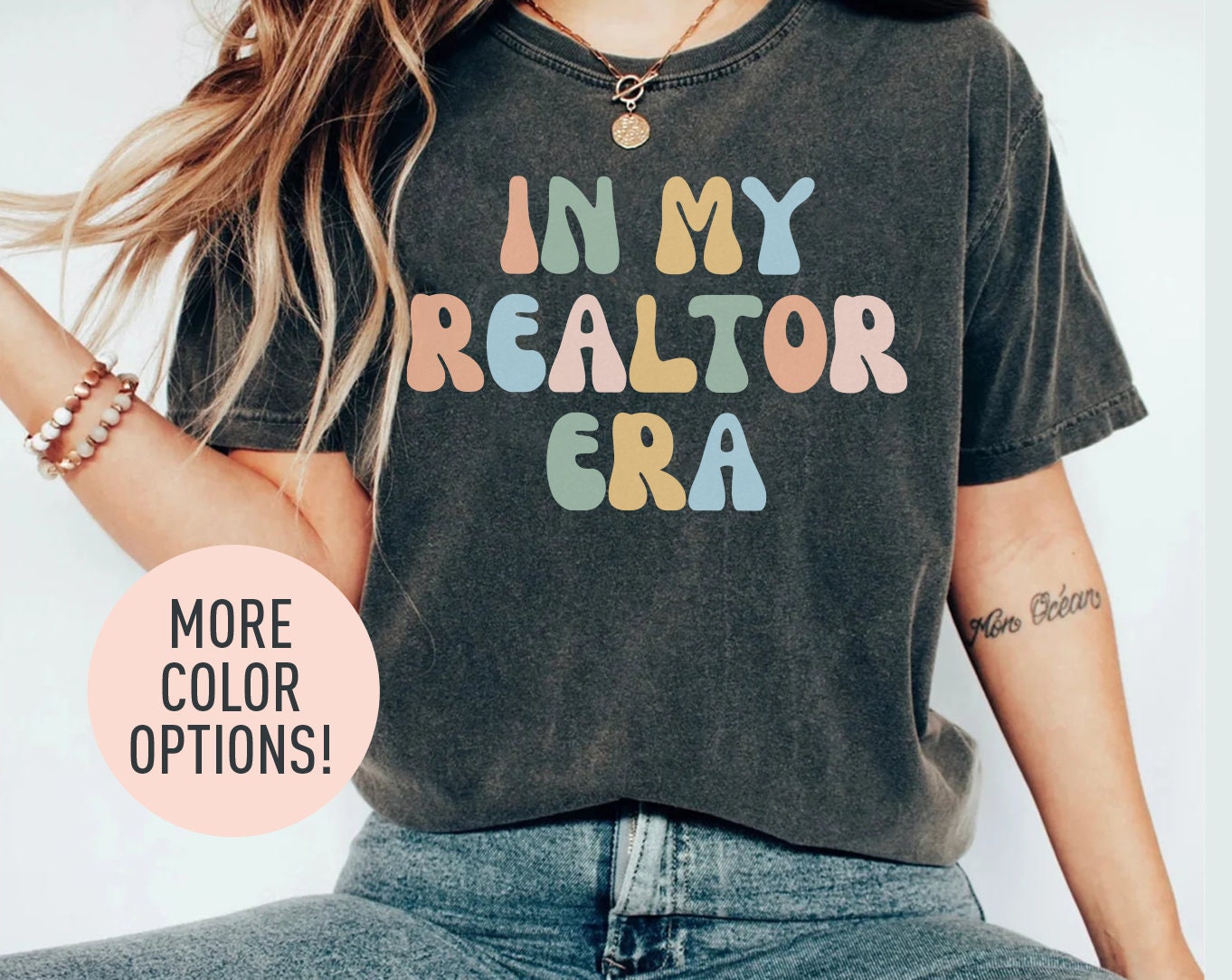 In My Realtor Era Shirt Real Estate Agent Shirt Real Estate Broker Shirt Funny Realtor Shirt Gift For Realtor Shirt for Women Graphic Tee – Soft Feel · Perfect For Daily Wear
