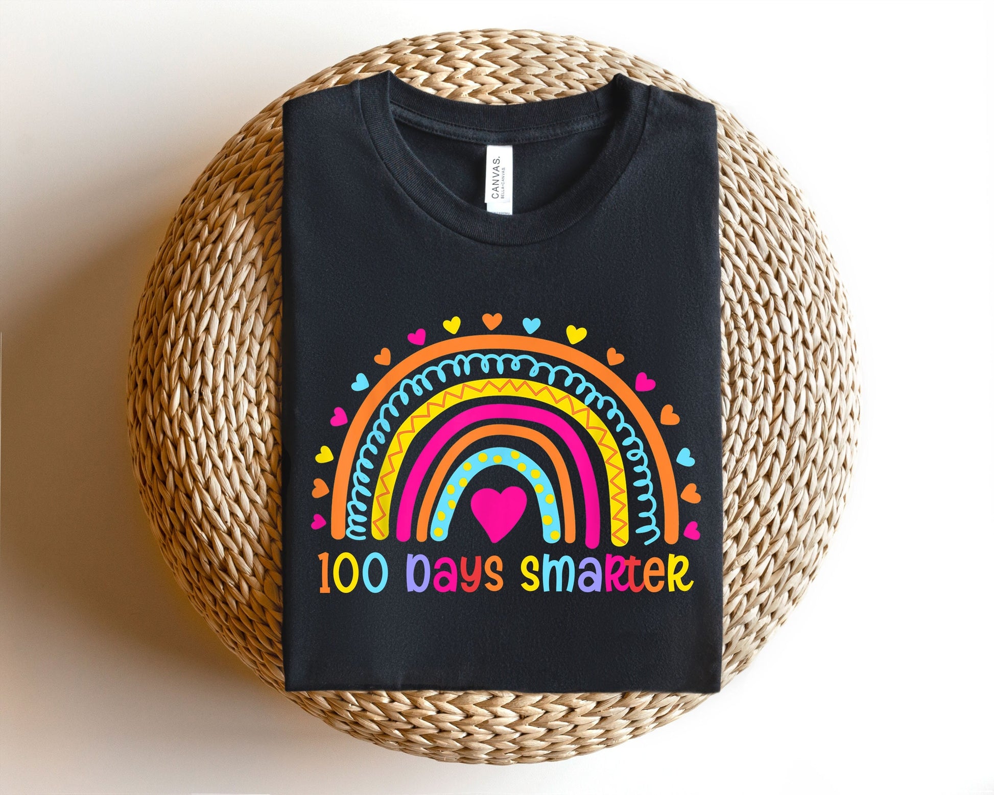 100 Days Smarter Shirt 100 Magical Days 100 Days Of School Teacher Life Shirt Teacher Appreciation Gift ShirtsBack to School Shirt Graphic Tee – Aesthetic Look · Perfect For Daily Wear
