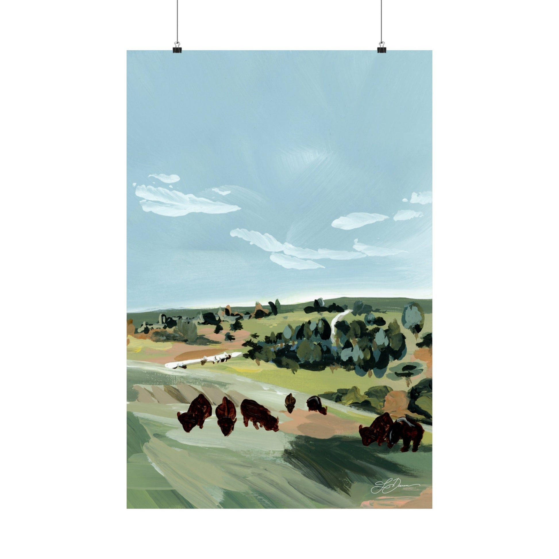 Buffalo Preserve Poster Graphic Tee – Easygoing Wear · Perfect For Daily Wear