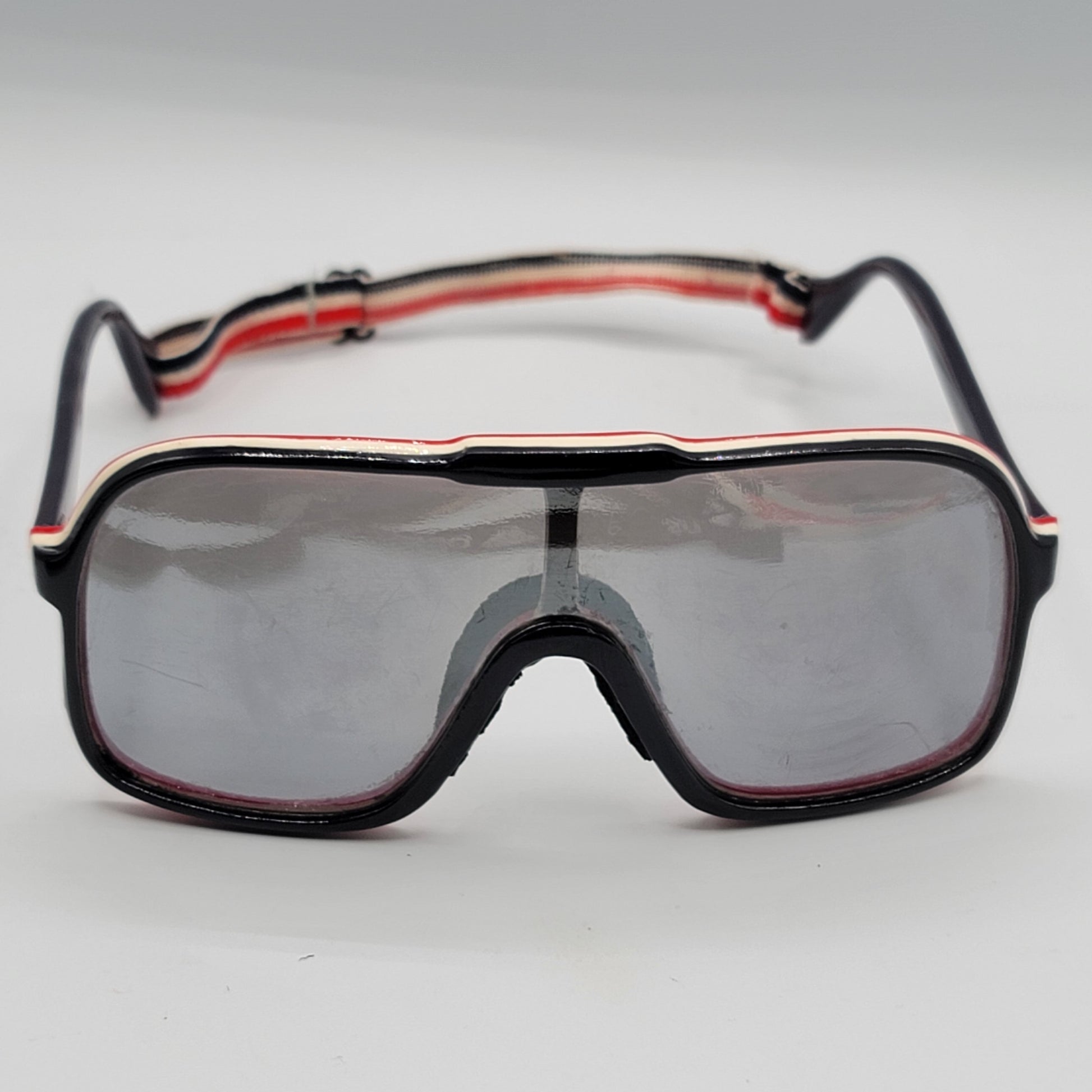 Vintage Aviation Sunglasses with Strap Blue Red White Retro Graphic Tee – Easygoing Wear · Must-Have Style