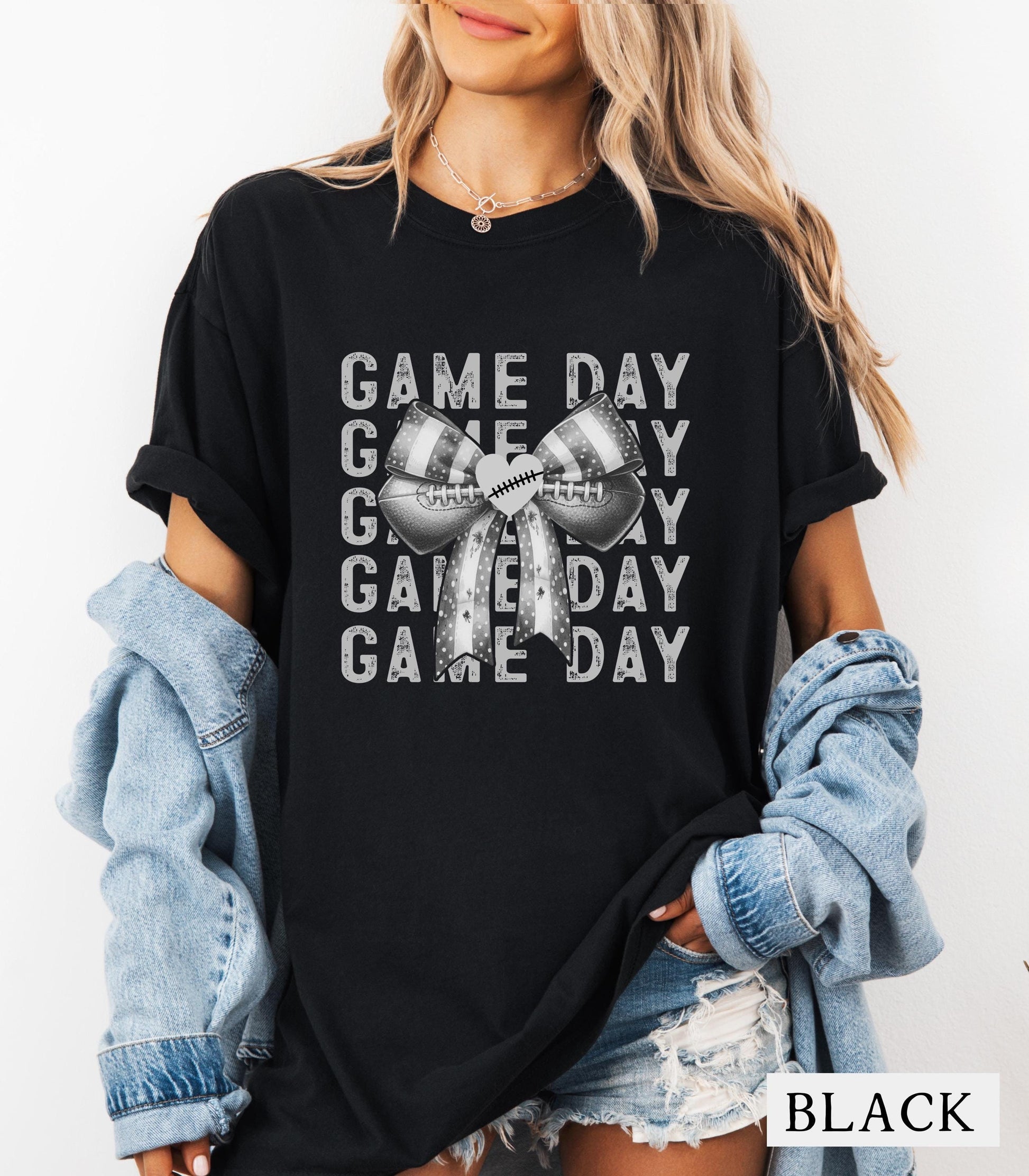 Women39s Game Day TShirt Tee Cute Football Graphic Women39s Football Game Day Fashion Cute Women39s Football Game Day Tshirt Graphic Tee – Warm & Stylish · Trending Graphic Apparel