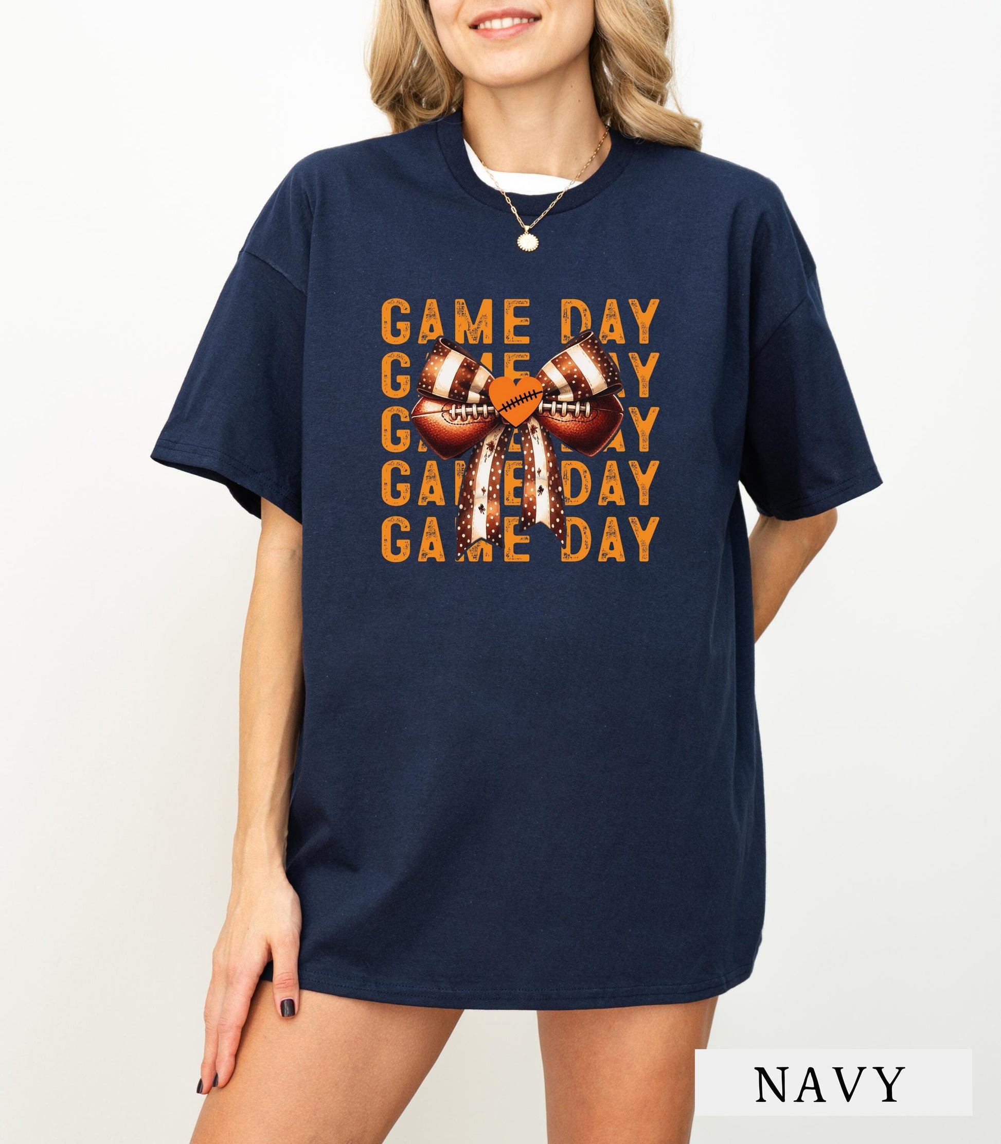 Football Game Day Women TShirt Football Graphic Tee Women39s Football Season Shirt Football Gift for Women Football Shirt Graphic Tee – Cozy Vibes · High-Quality Print