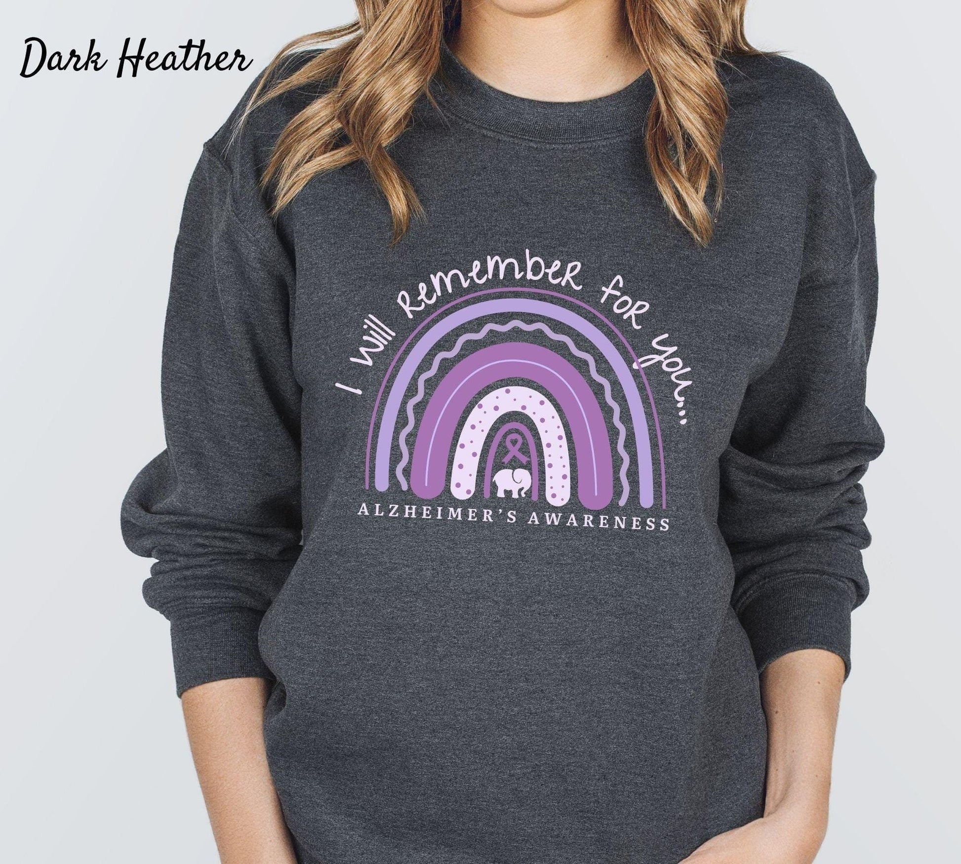 Alzheimers Awareness Sweatshirt Alzheimer39s Awareness Support Squad Alzhiemer39s Awareness Pullover Awareness Unisex Crewneck Sweater Sweatshirt – Cozy Vibes · Top Pick For Any Outfit