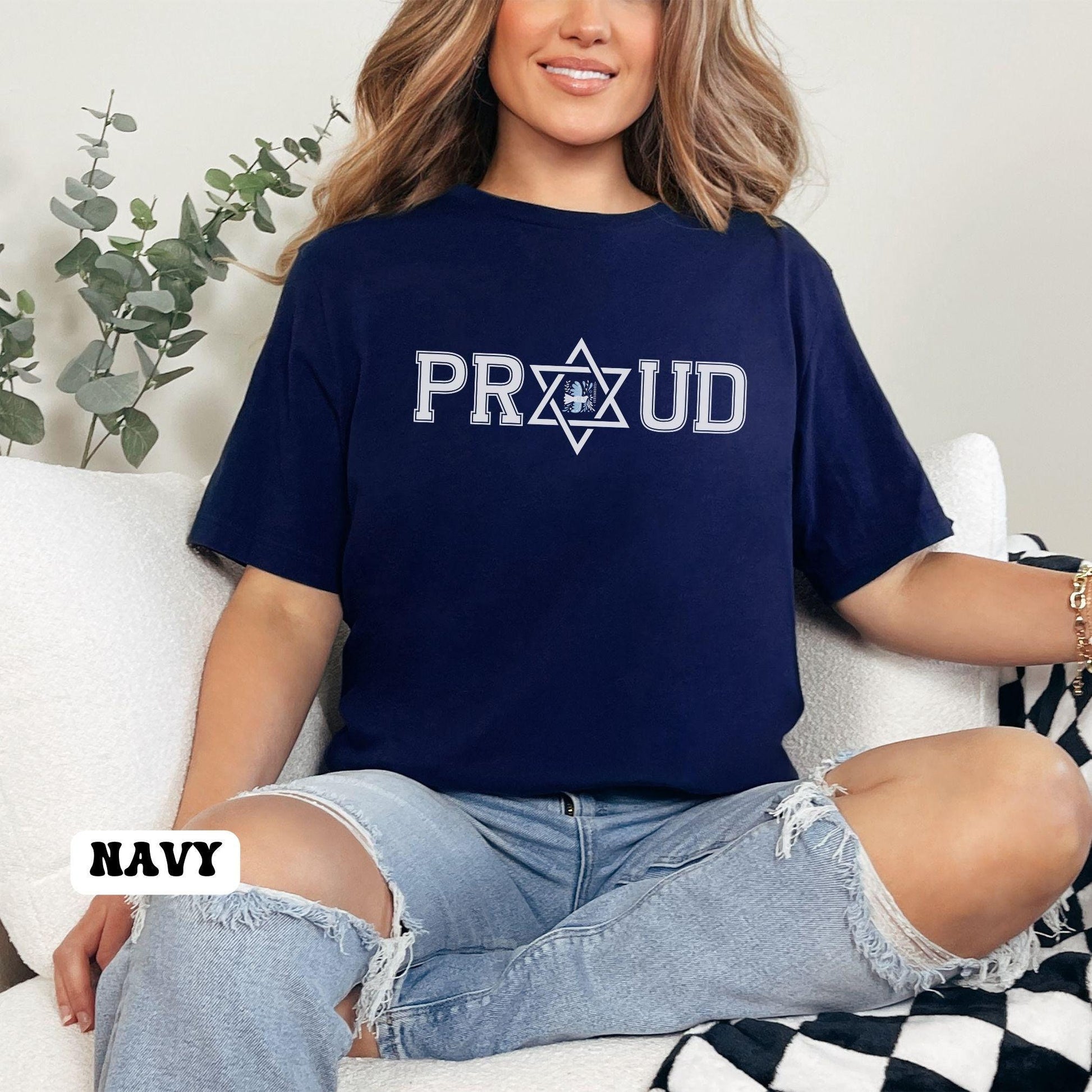 Proud Jewish TShirt Judaica Gift Shirt Bird of Peace Jewish Gift TShirt Hebrew for Peace Shirt Gift for Jewish Person Hanukah tshirt Graphic Tee – Easygoing Wear · Perfect For Daily Wear