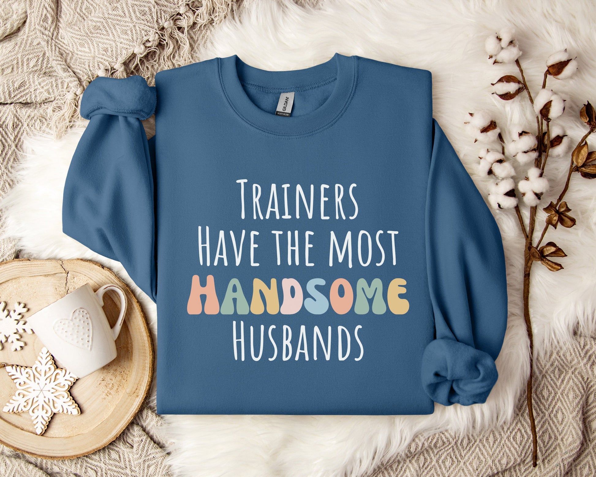Gift for Trainer Trainer Gift Sweatshirt Hoodie for Trainer Trainer Crewneck Trainers Have The Most Handsome Husbands Hoodie – Bold Style · High-Quality Print