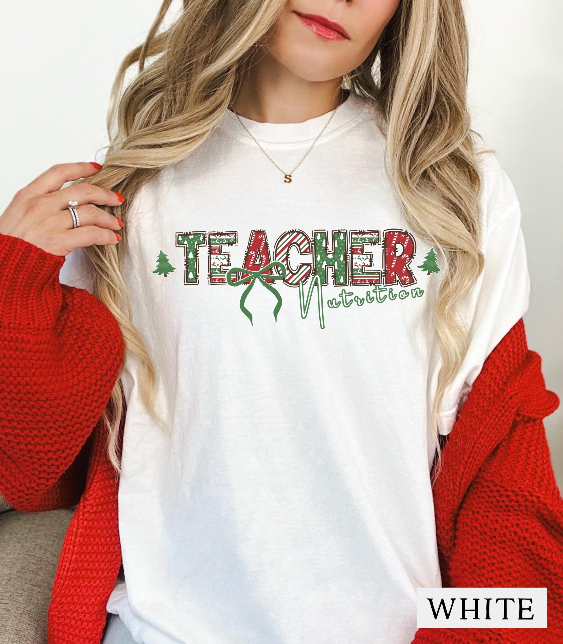 Nutrition Teacher Christmas Gift Shirt Holiday Apparel Festive Nutrition Teacher Tee Christmas Gift for Nutritionist Graphic Tee – Everyday Comfort · Must-Have Style