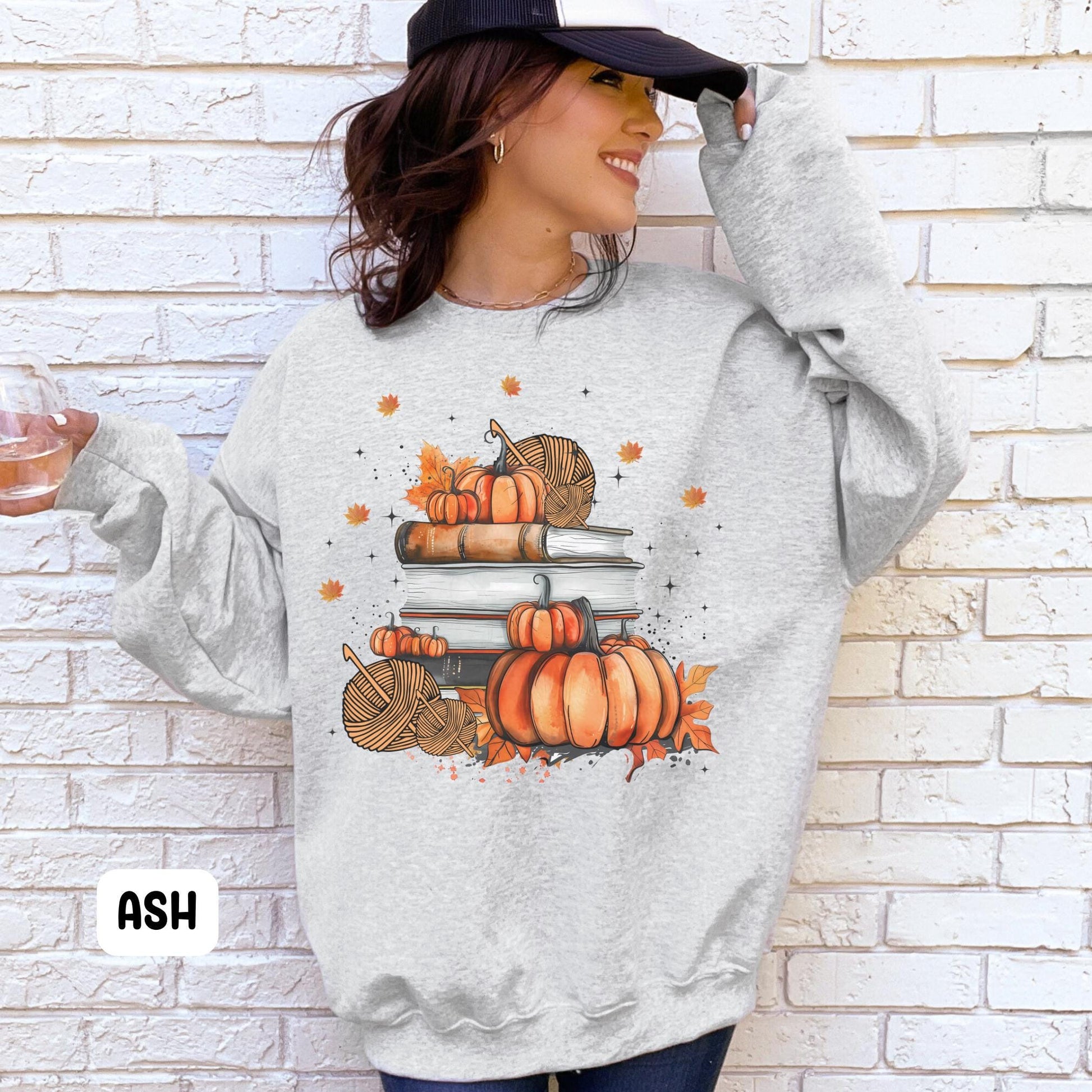 Fall season crochet sweatshirt yarn lover sweatshirt crochet sayings sweatshirt crochet lover gift shirt crochet fall crochet fall Sweatshirt – Fan Favorite · Great Gift For Fans
