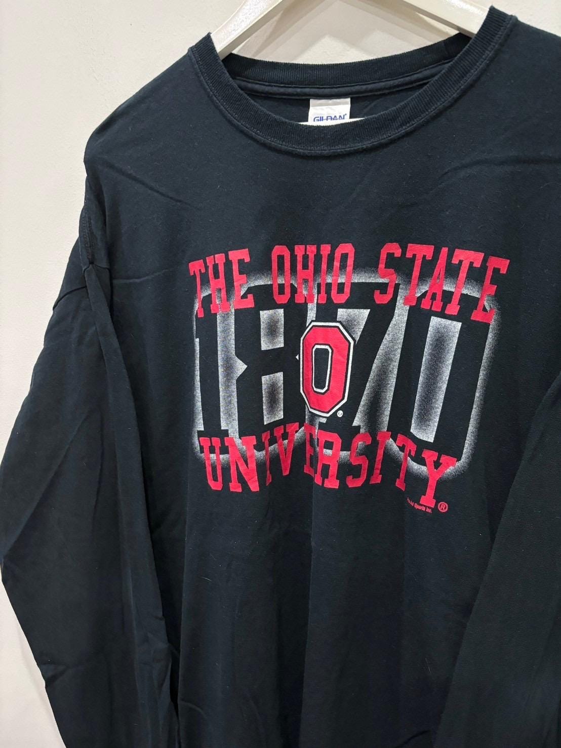 VTG Ohio State Buckeyes Long Sleeve tshirt size 2XL Graphic Tee – Warm & Stylish · Great Gift For Fans