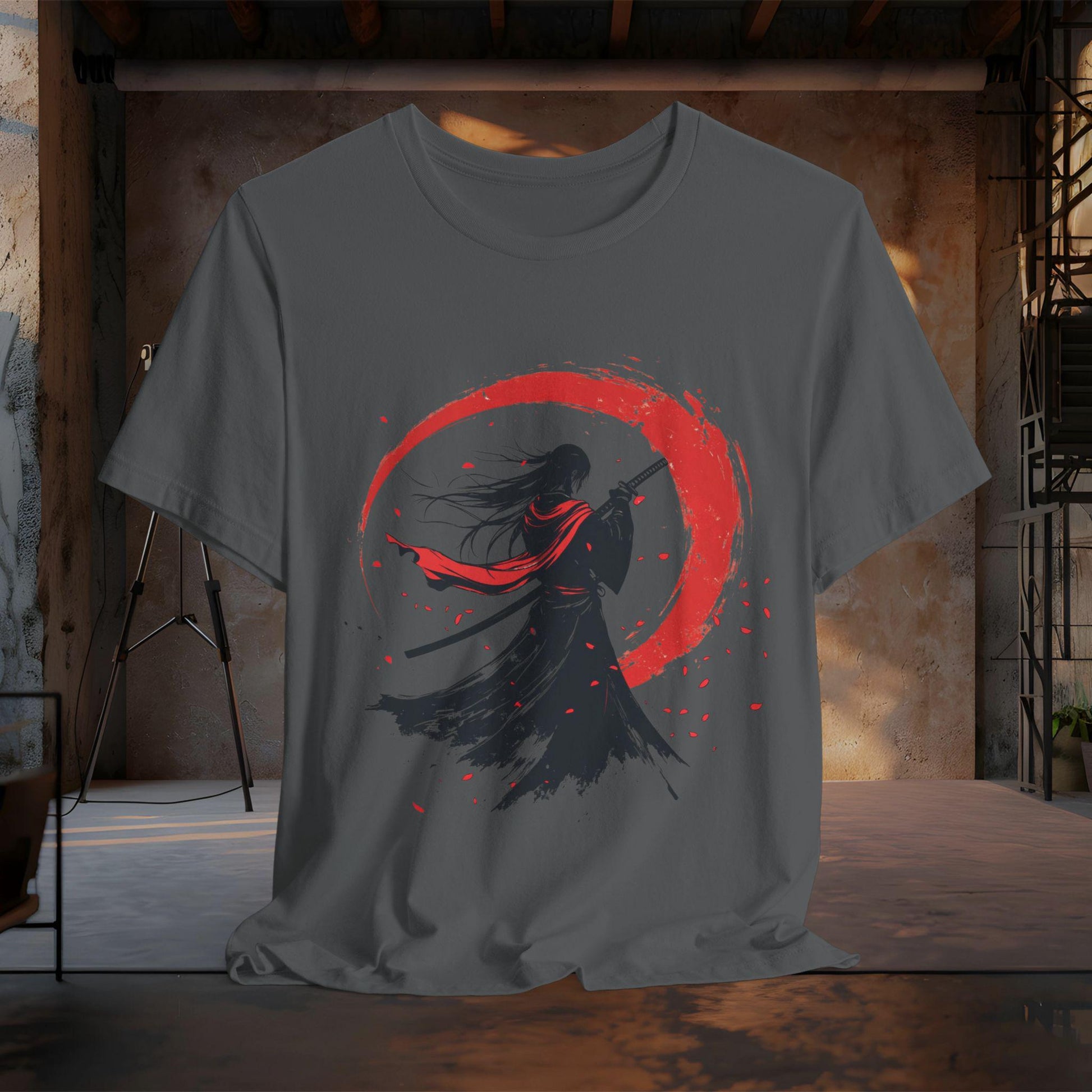 Samurai Spirit Unisex Tee Japanese Art Shirt Music and Martial Arts Apparel Unique Graphic Tee Gift for Anime Lovers Casual Wear Graphic Tee – Bold Style · Top Pick For Any Outfit