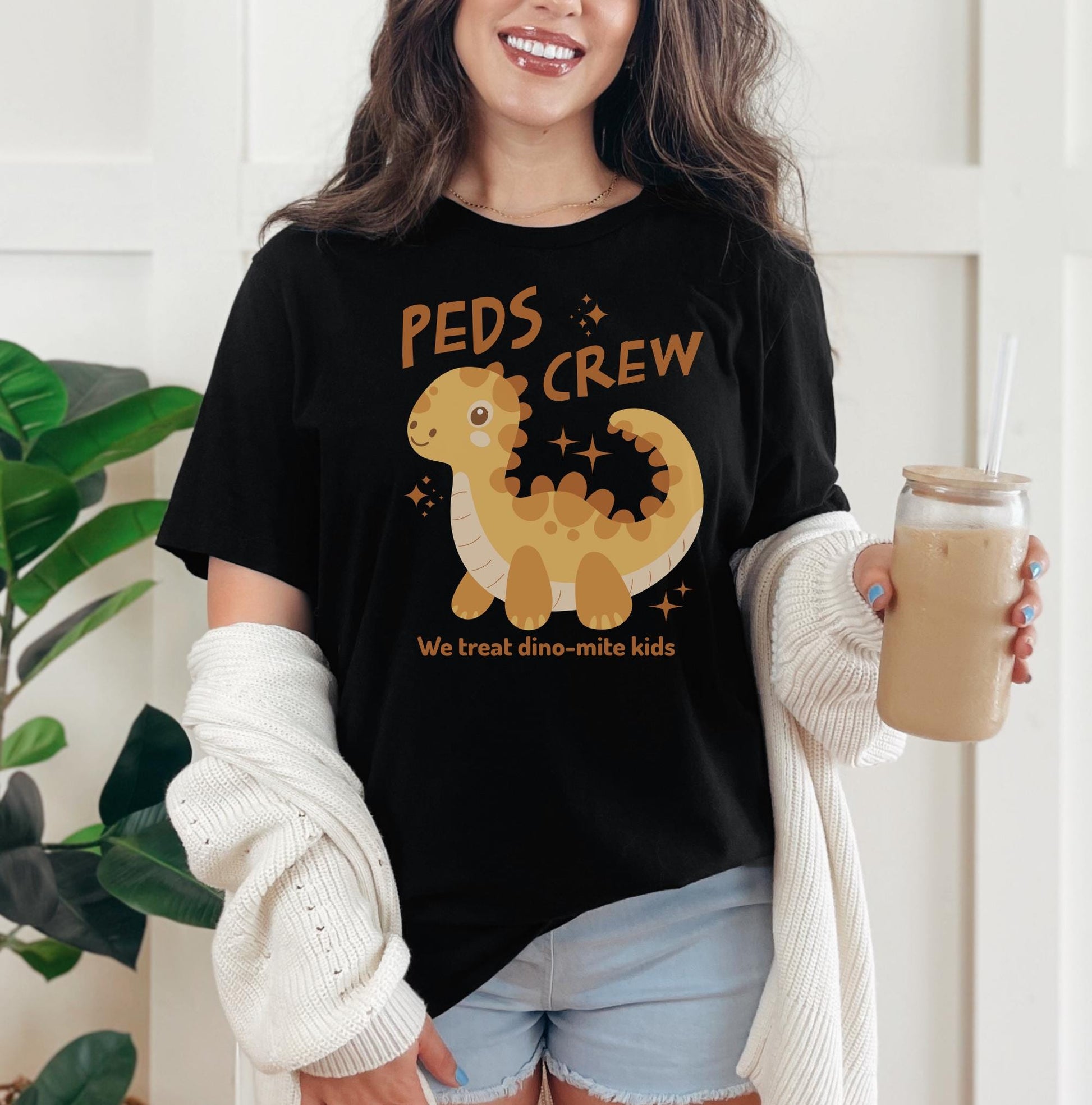 Peds Nurse Crew shirt Pediatrics Dinosaurs shirt PEDS crew T shirt Peds Nurse Tshirt Cute Peds Nurse Tee Pediatric group shirts Graphic Tee – Soft Feel · Must-Have Style