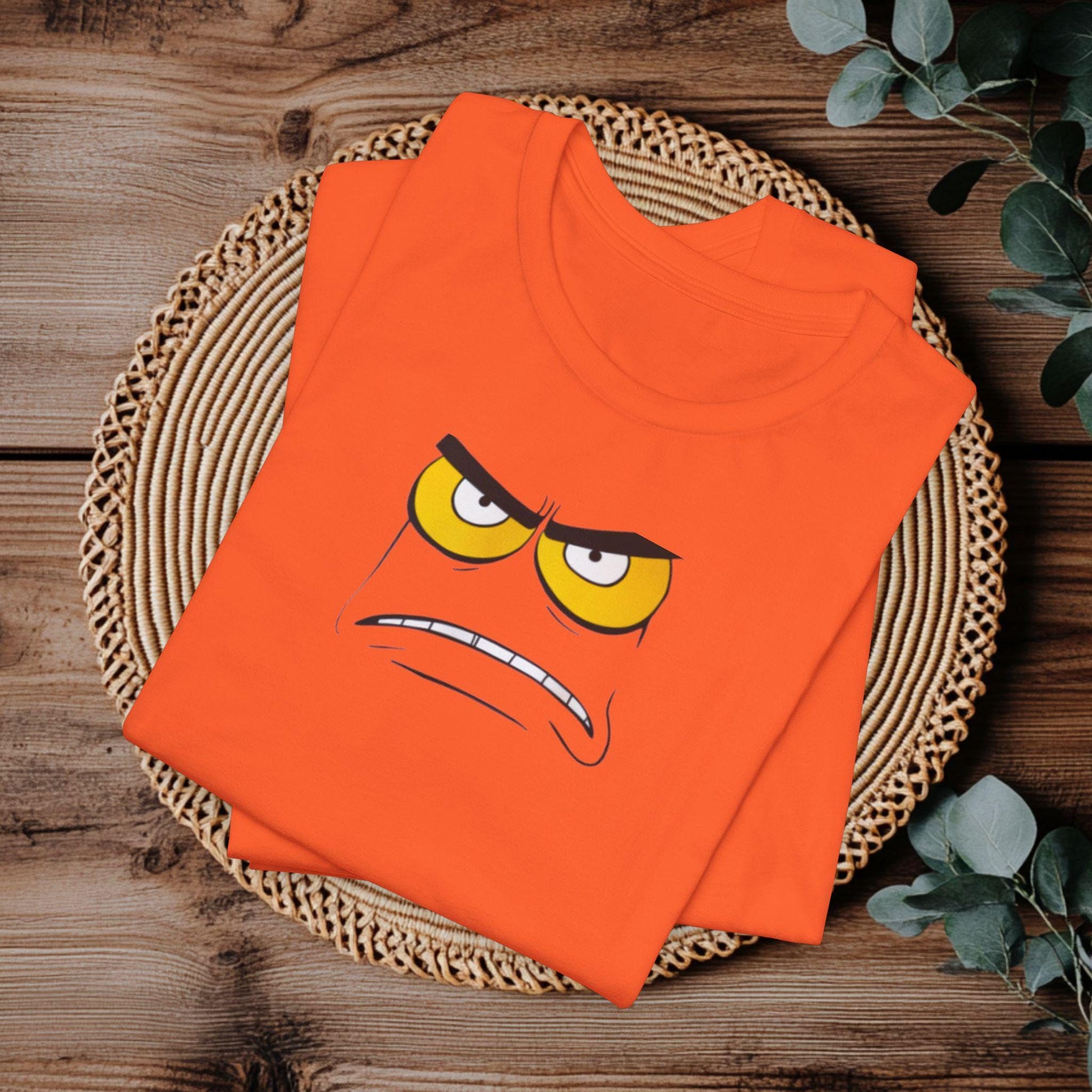 Grumpy Face Shirt Funny Angry Face Tee Expressive Graphic Tee Hilarious Frown Shirt Premium Soft Bella Canvas XS to 5XL Graphic Tee – Bold Style · Great Gift For Fans