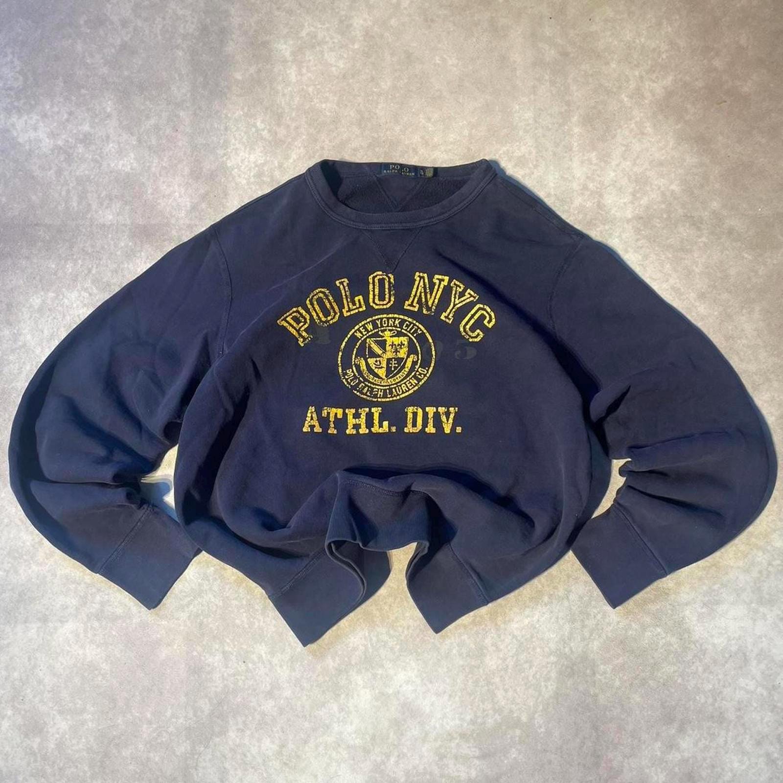 Vintage Polo Ralph Lauren New York Crewneck Graphic Tee – Bold Style · Great Gift For Fans