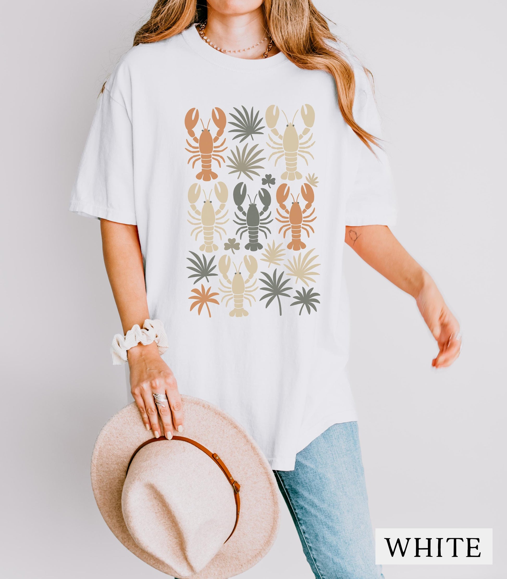 Lobster TShirt Coastal Summer Tee Retro Seafood Graphic Beach Vacation Top Gift for Lobster Lovers Unisex Shore Style Graphic Tee – Premium Graphic · High-Quality Print